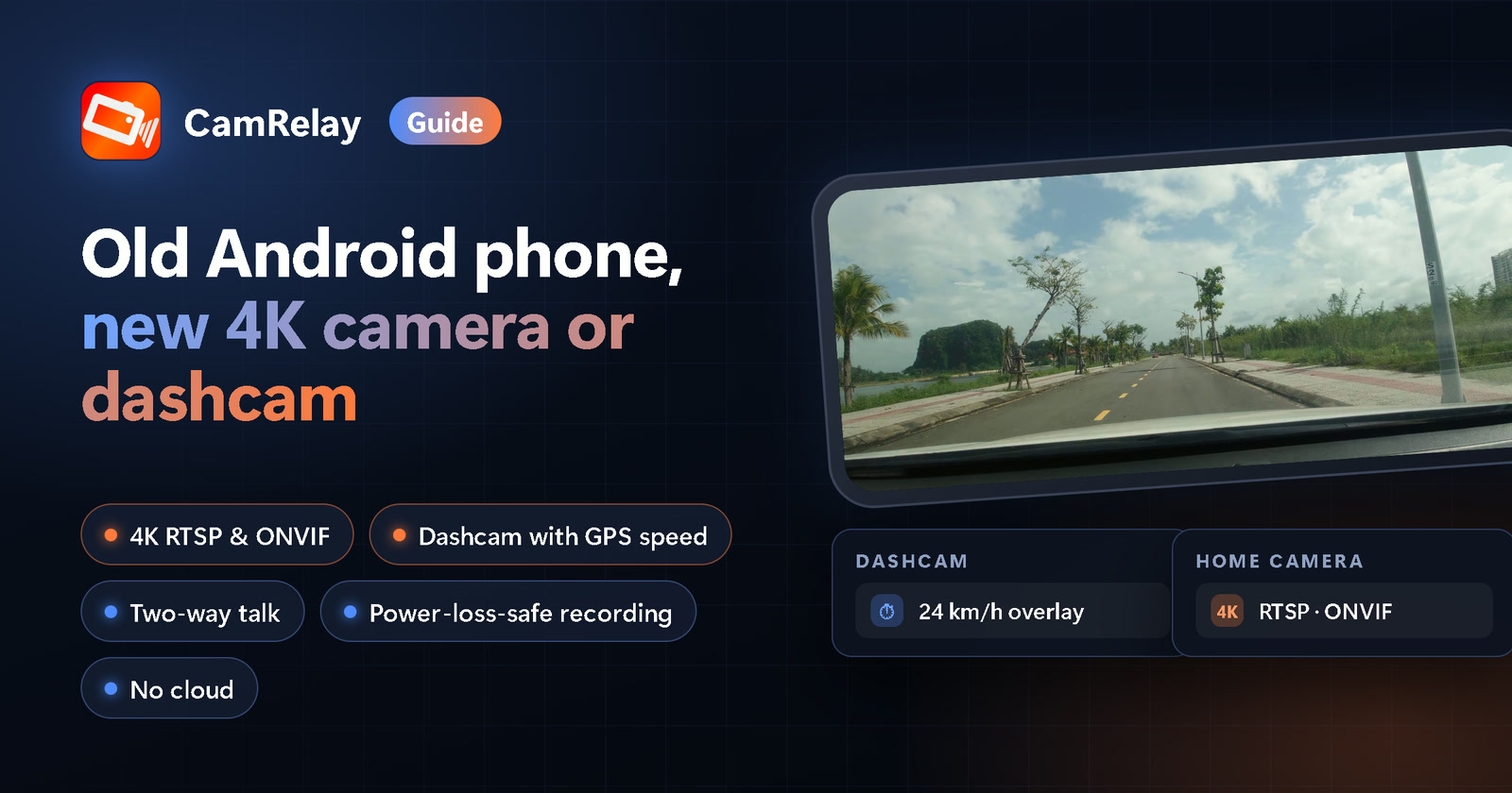 Repurpose an Old Android Phone as a 4K Security Camera or Dashcam