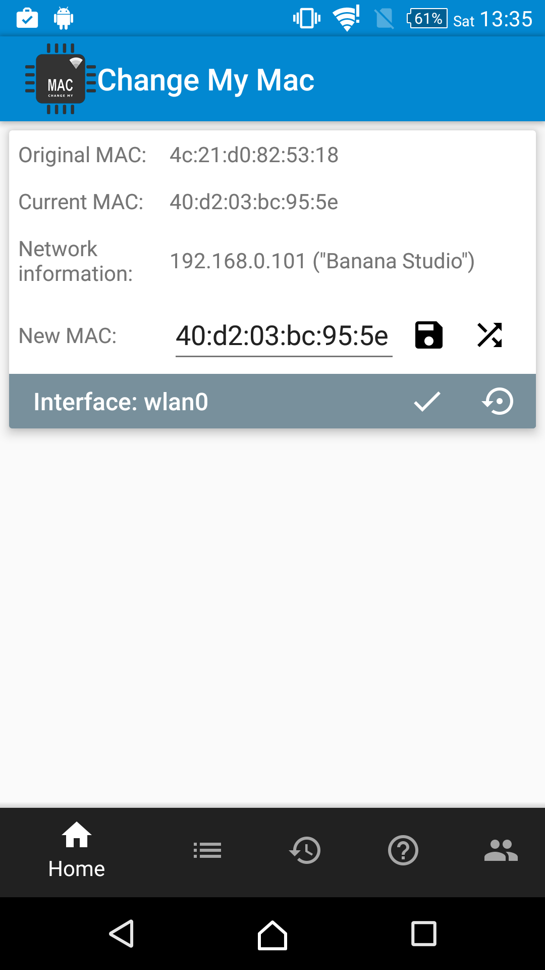 Change My MAC - Spoof Wifi MAC screenshot 1