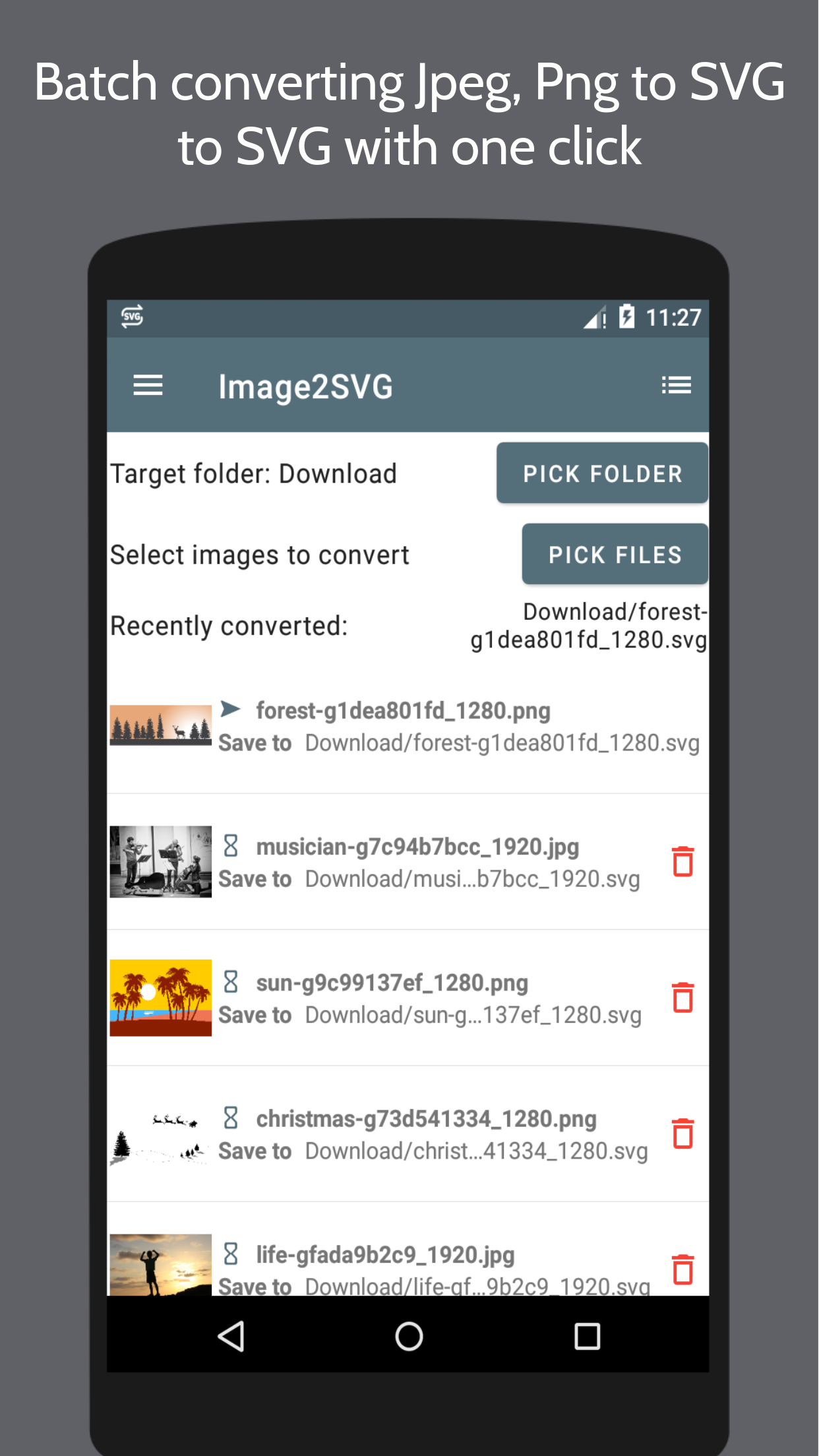 Image2SVG - SVG Converter screenshot 1