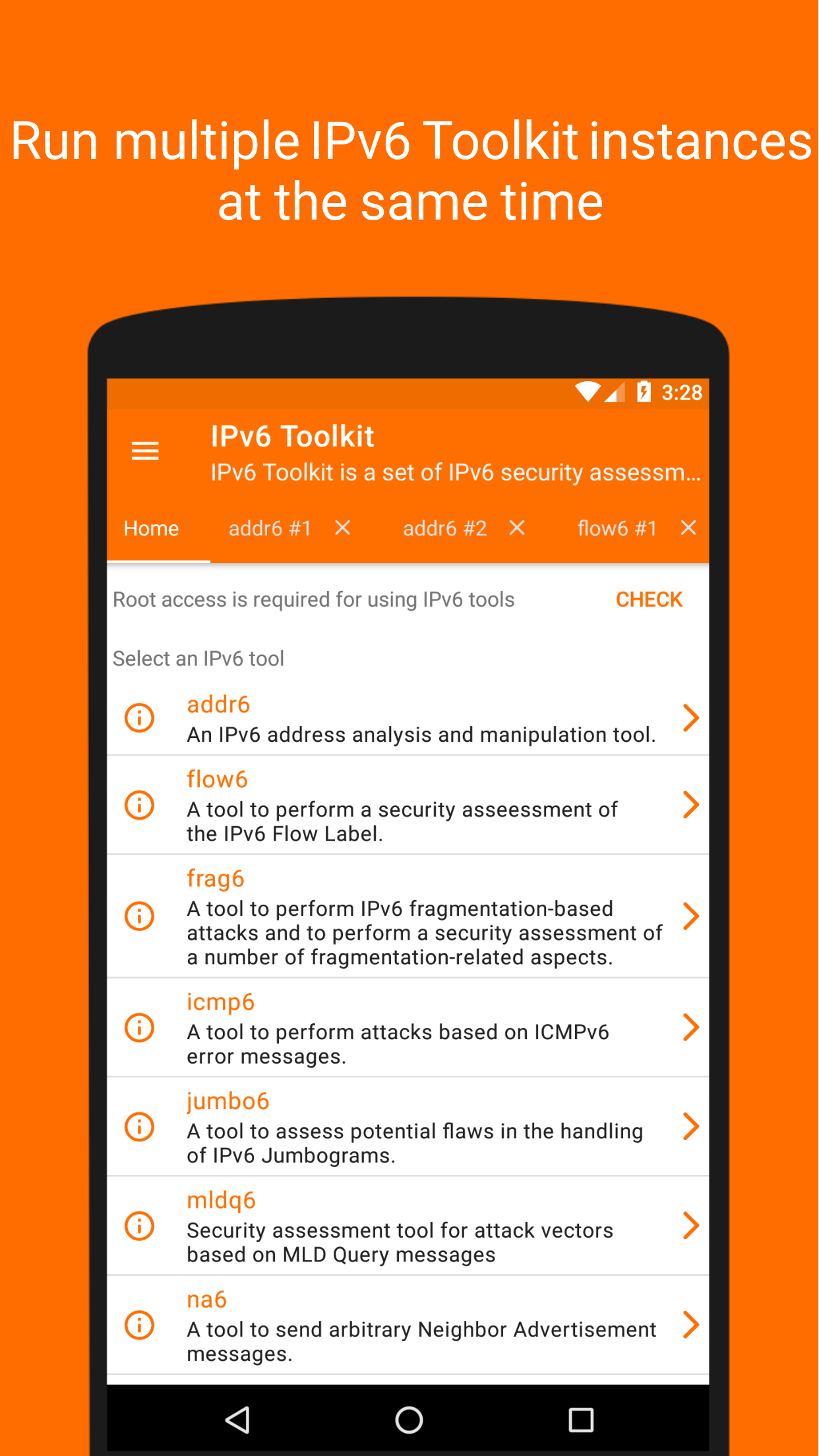 IPv6 Toolkit screenshot 1