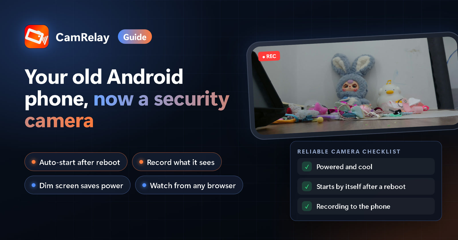How to Turn an Old Android Phone Into a Security Camera
